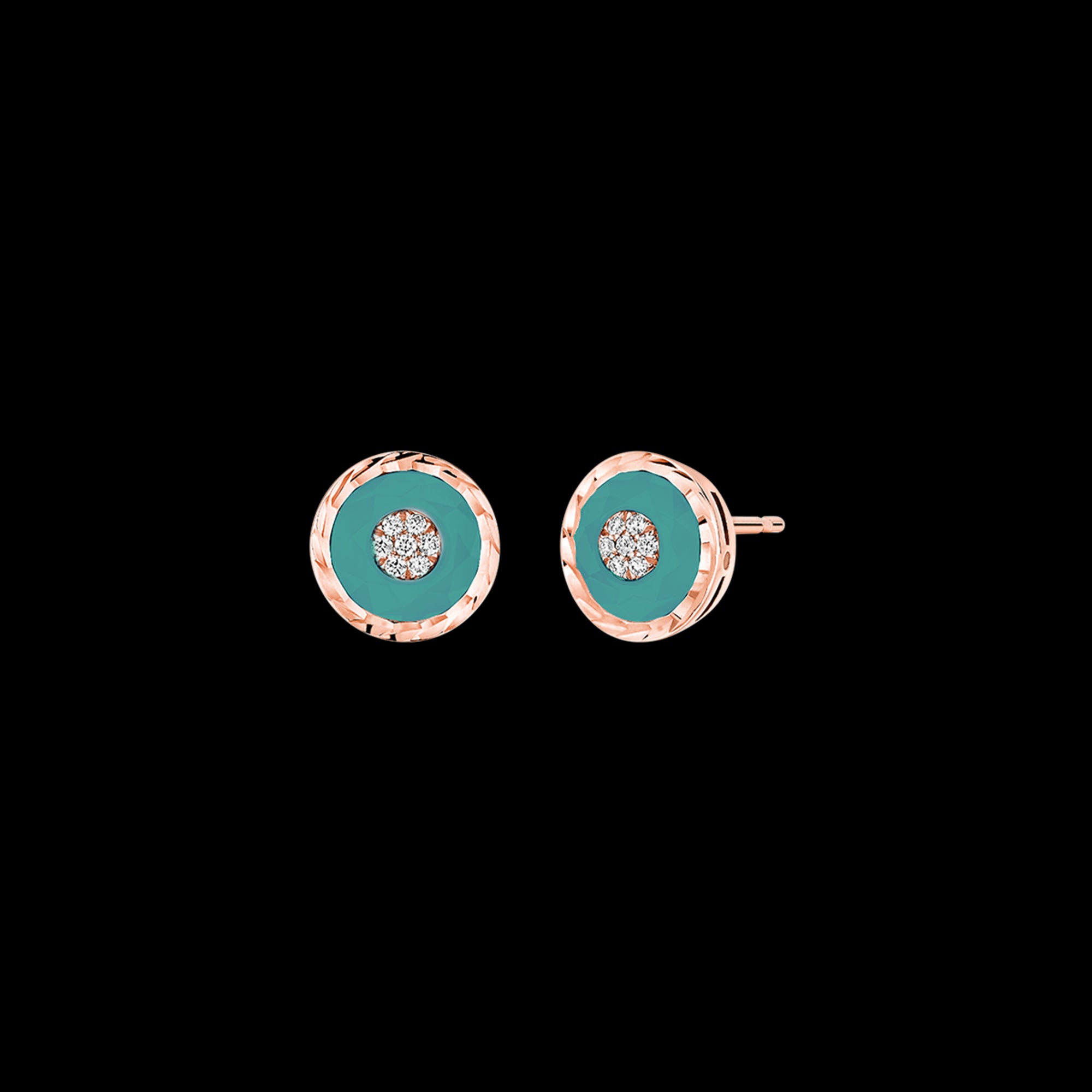 Boucles d'oreilles rond PG / D - BA