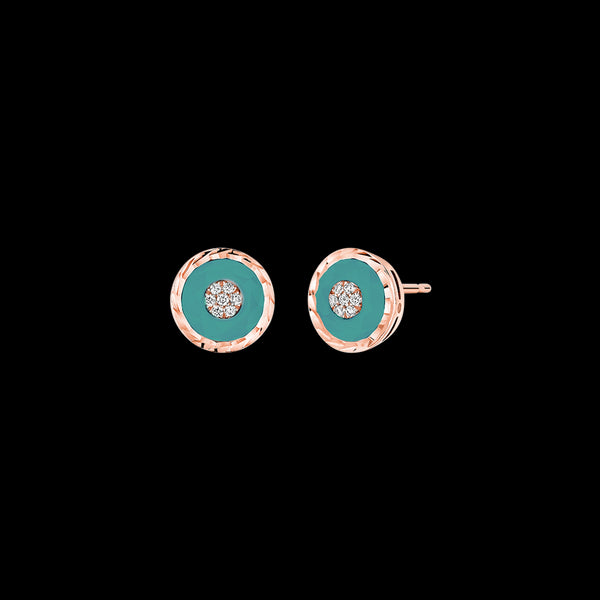 Boucles d'oreilles rond PG / D - GA