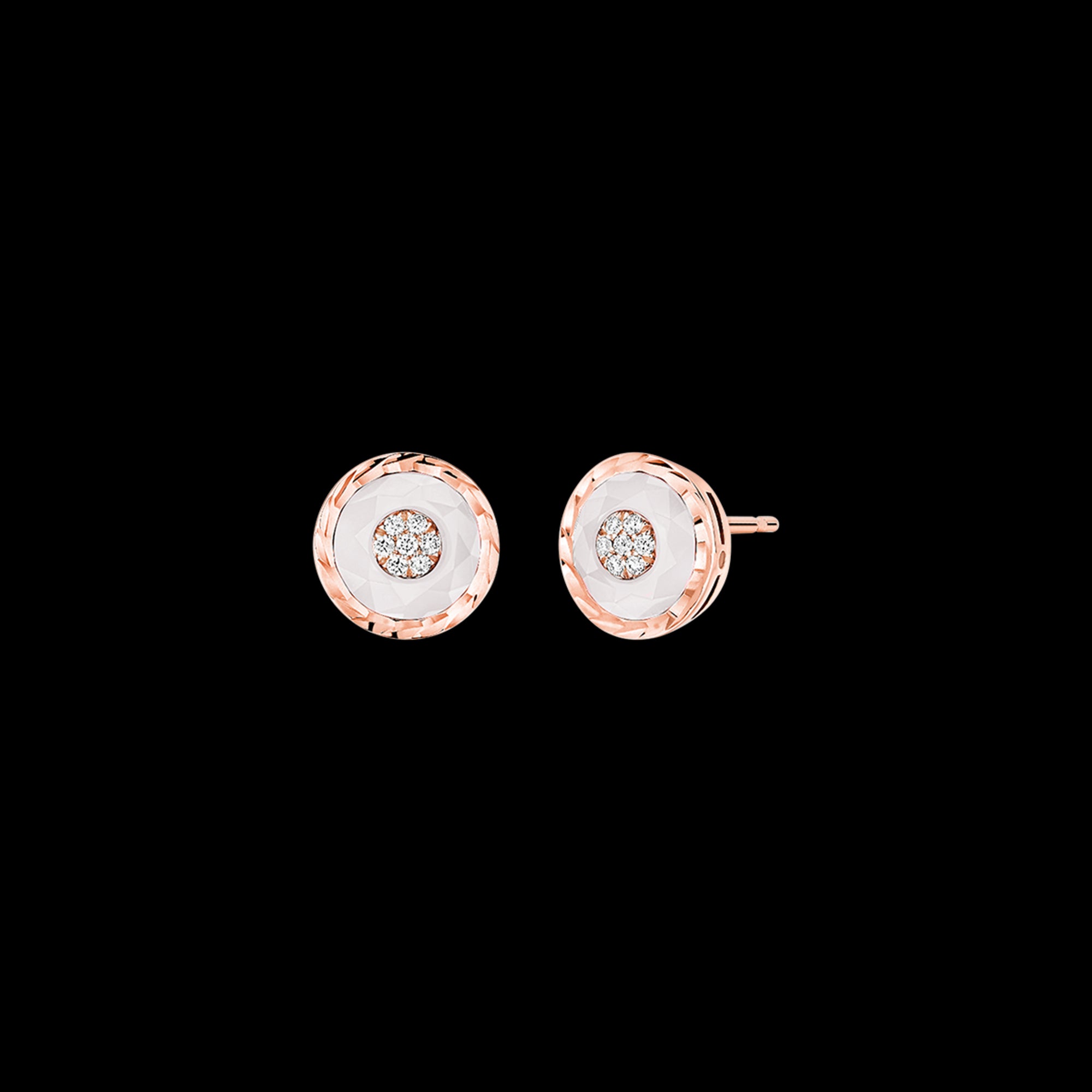 Boucles d'oreilles rond PG / D - MOP