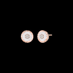 Boucles d'oreilles rond PG / D - MOP