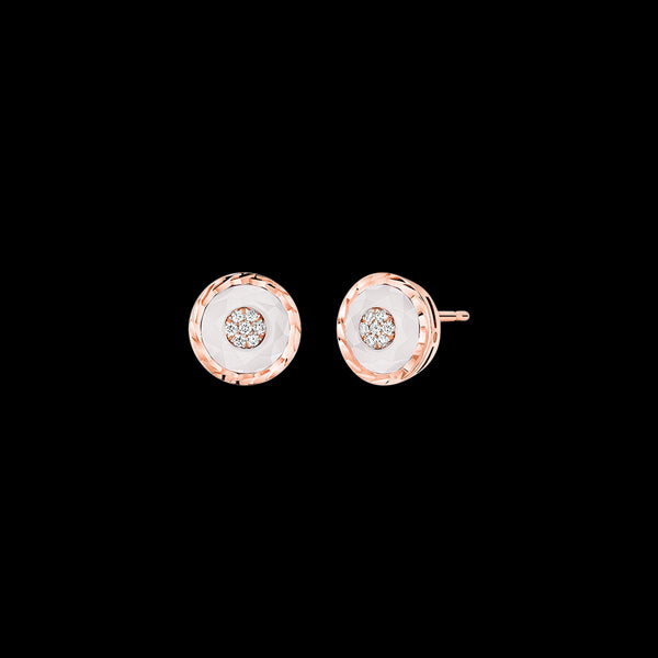 Boucles d'oreilles rond PG / D - MOP