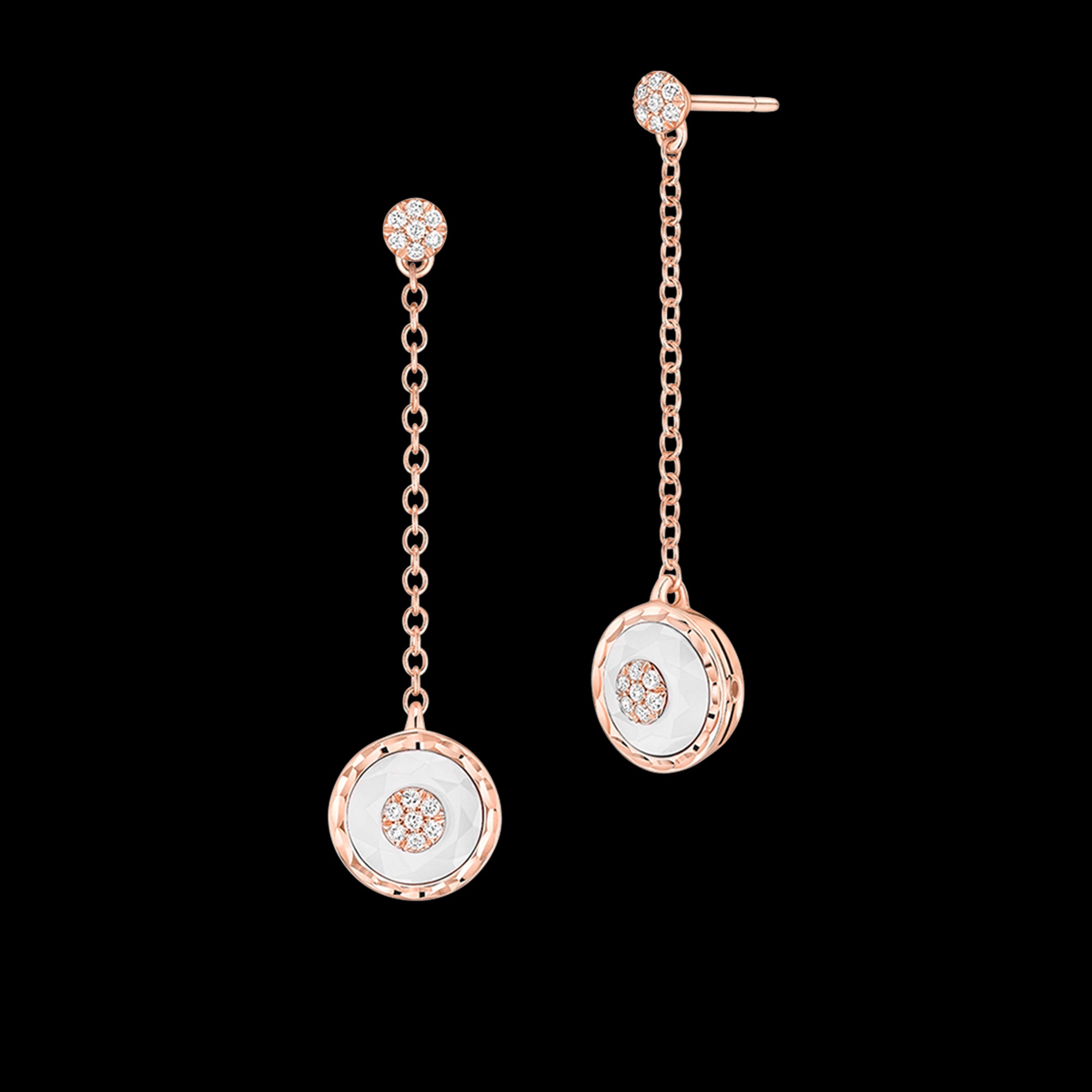 Boucles d'oreilles rond PG / D - MOP