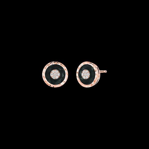 Boucles d'oreilles rond PG / D - O