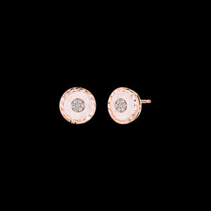 Boucles d'oreilles rond PG / D - RO