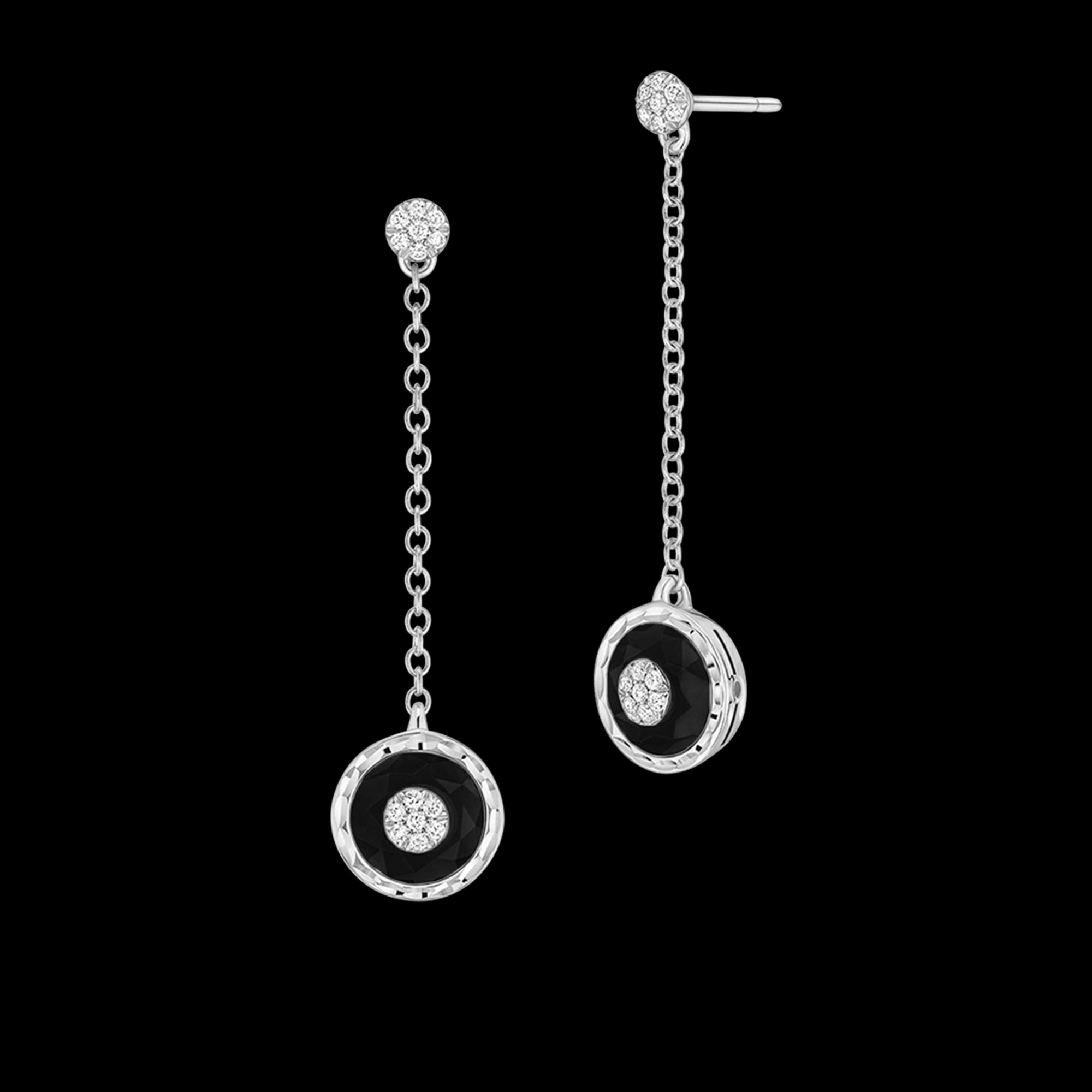 Boucles d'oreilles rond WG / D - O