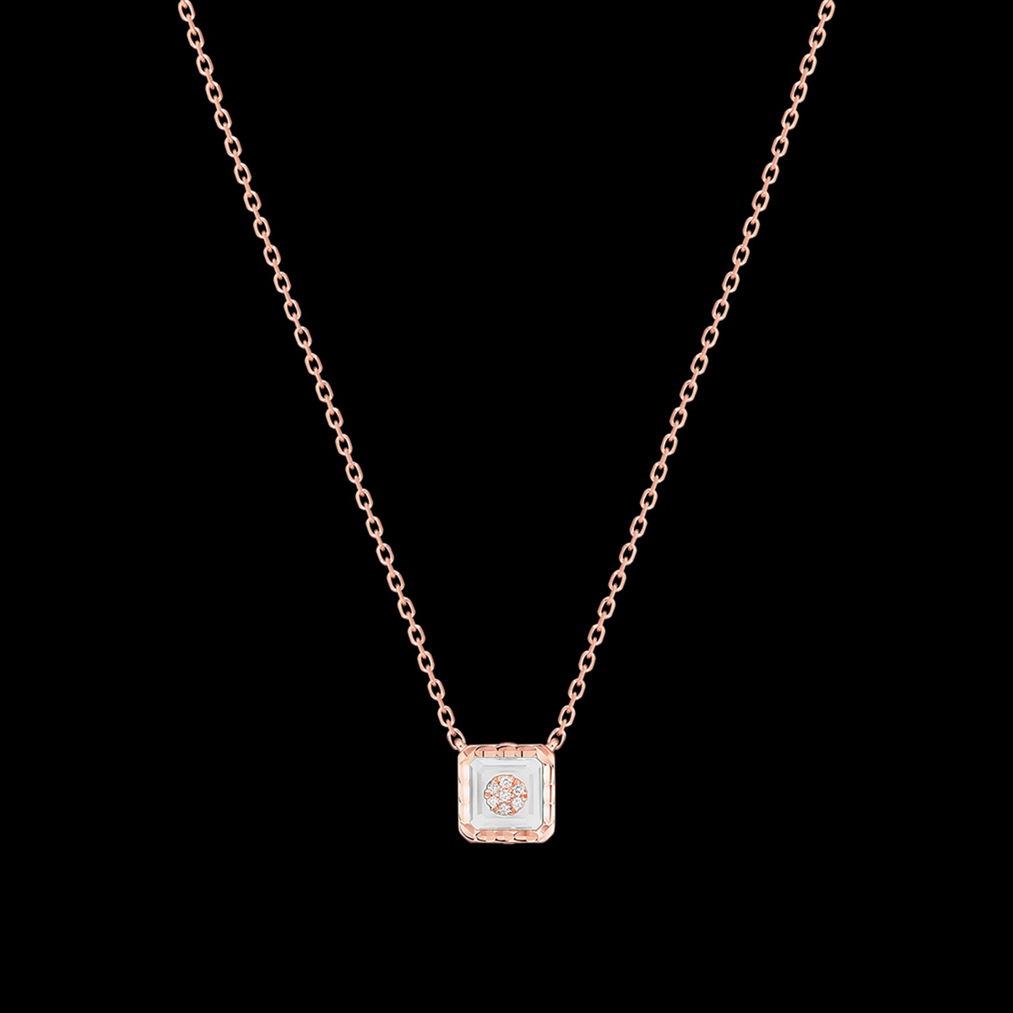 Collier carré PG / D - MOP