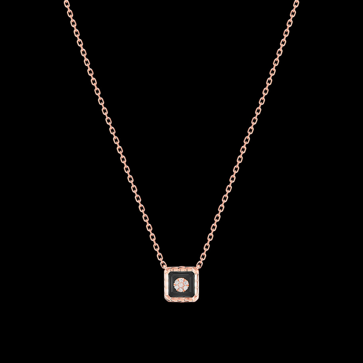 Collier carré PG / D - O