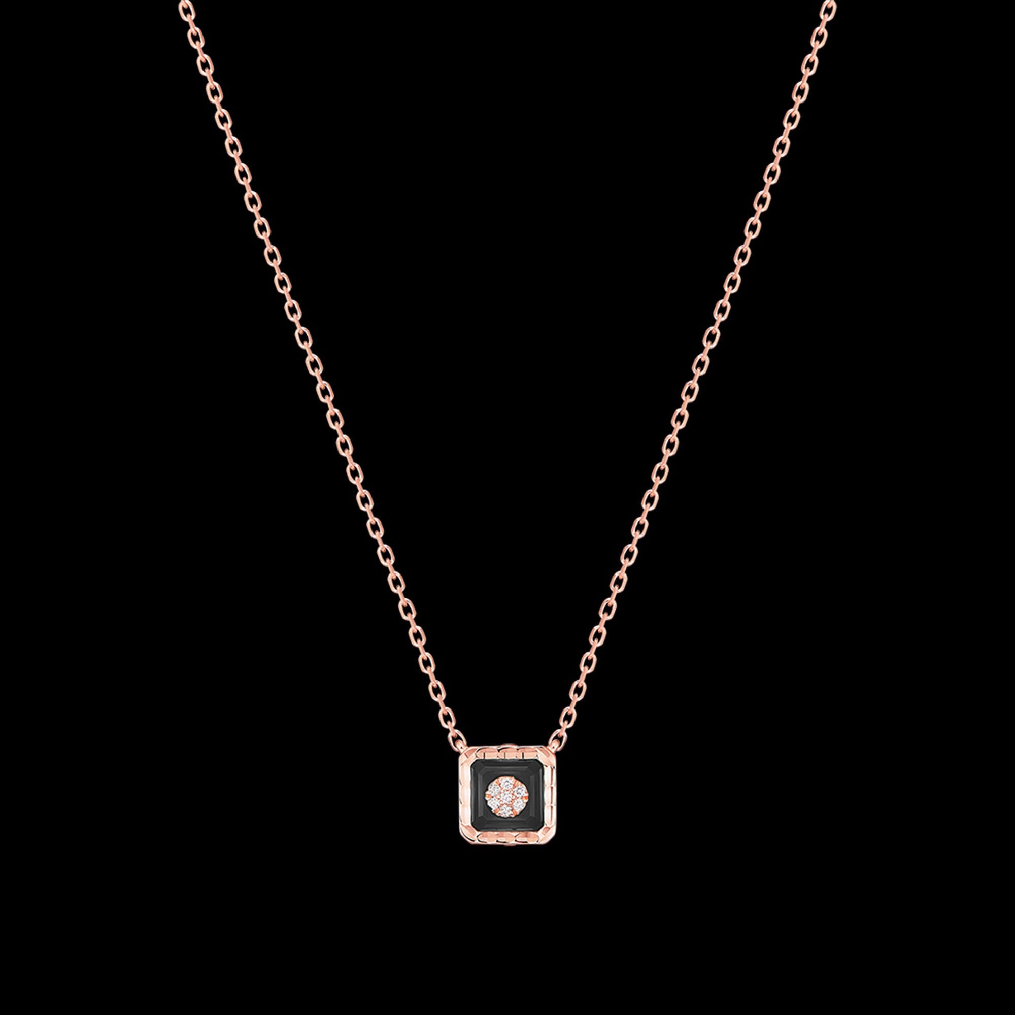 Collier carré PG / D - O