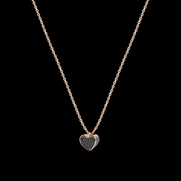 Collier grand modèle 1 cœur PG / BD