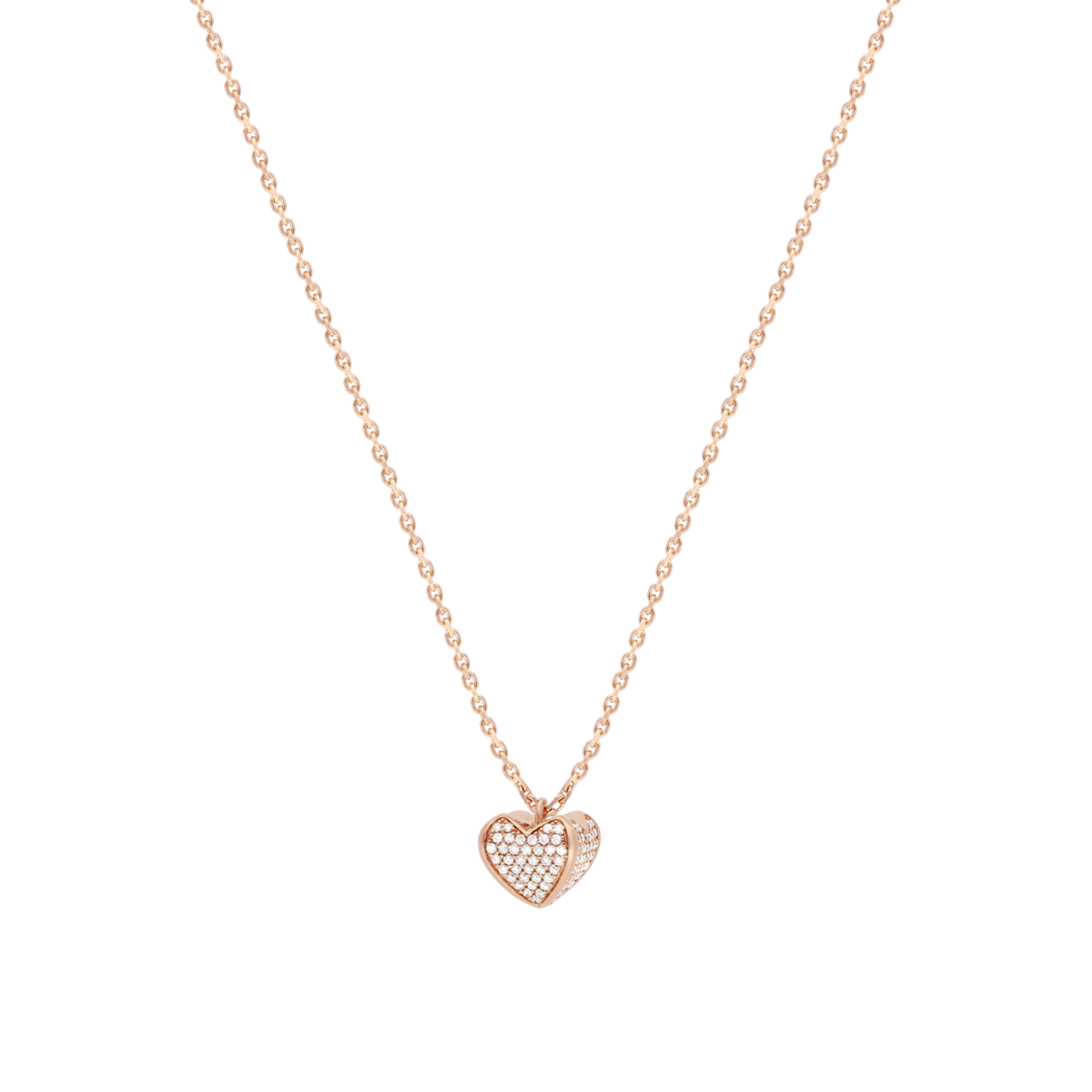 Collier grand modèle 1 cœur PG / D