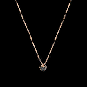 Collier petit modèle 1 cœur PG / BD