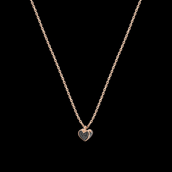 Collier petit modèle 1 cœur PG / BD