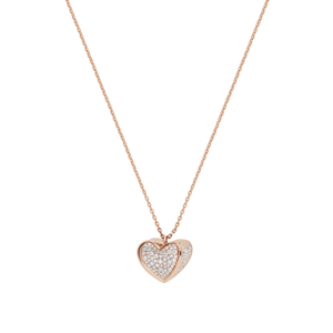 Collier très grand modèle 1 cœur PG / D
