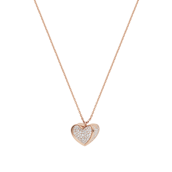 Collier très grand modèle 1 cœur PG / D