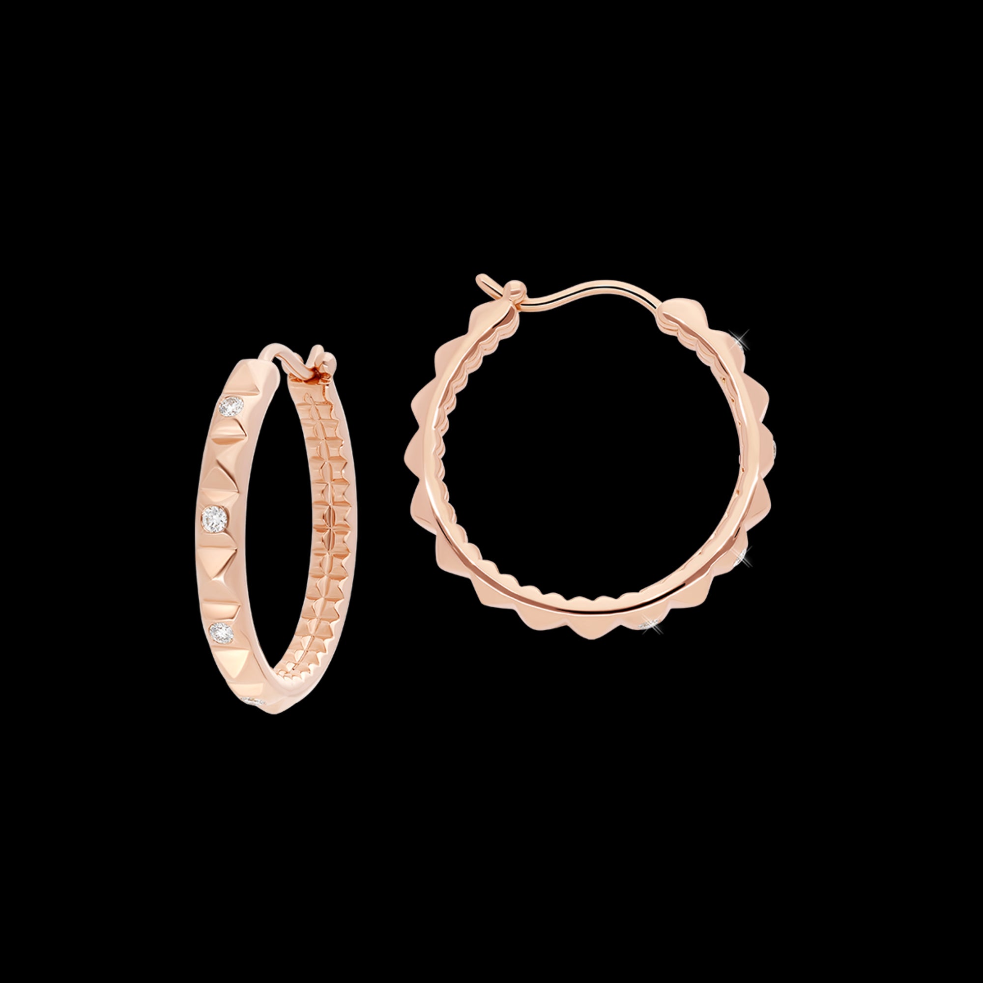 Créoles cœur PG / D