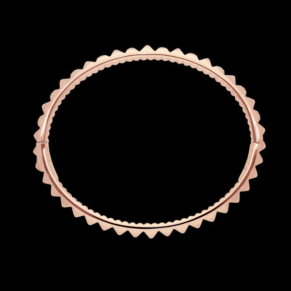 Jonc cœur pavé PG / D